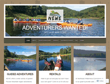 Tablet Screenshot of newildernessexperience.com